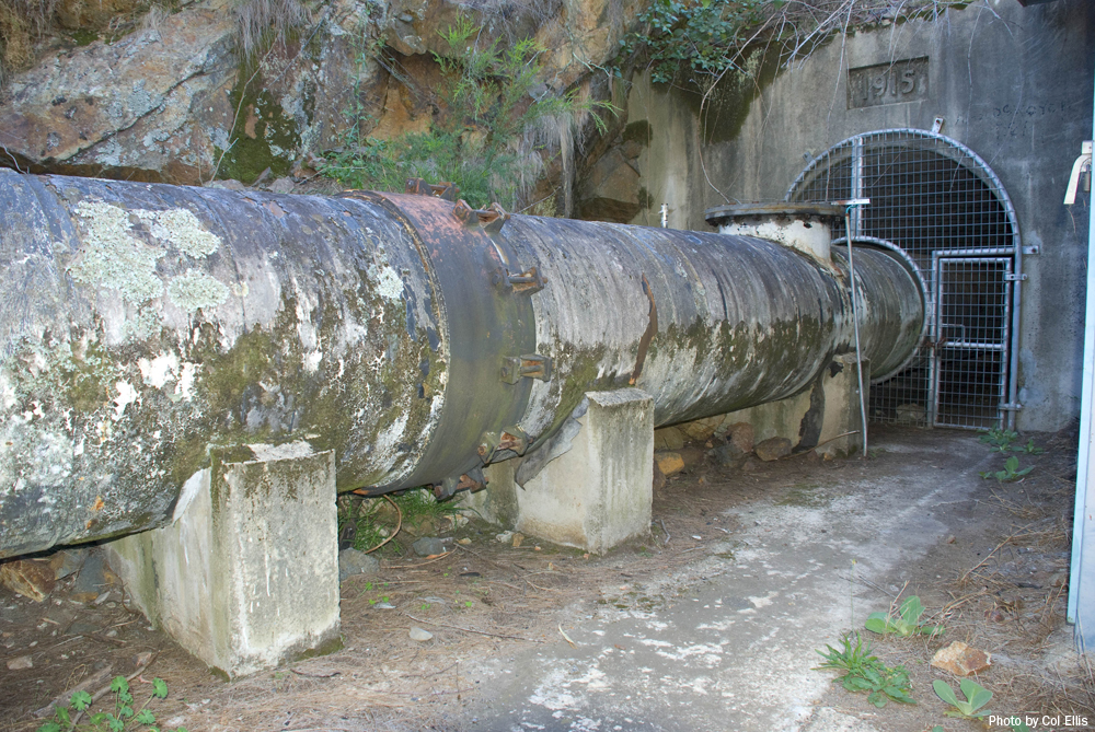 Cotter Dam pipes