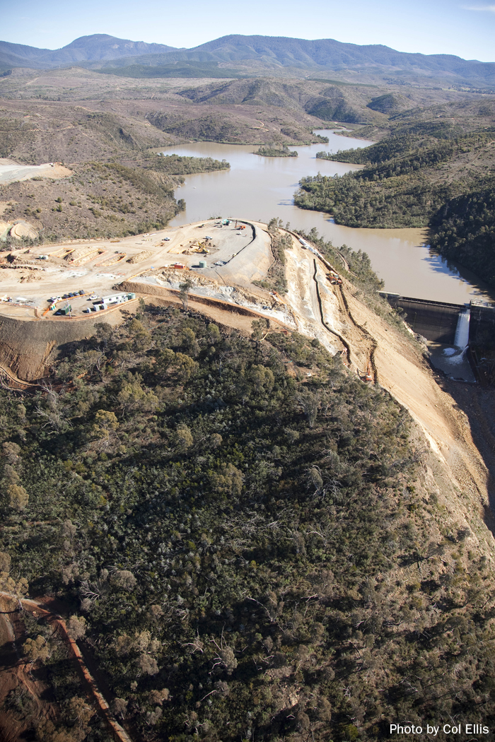  Aerial shot Cotter Dam