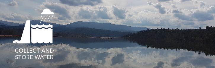 Cotter Dam reservoir