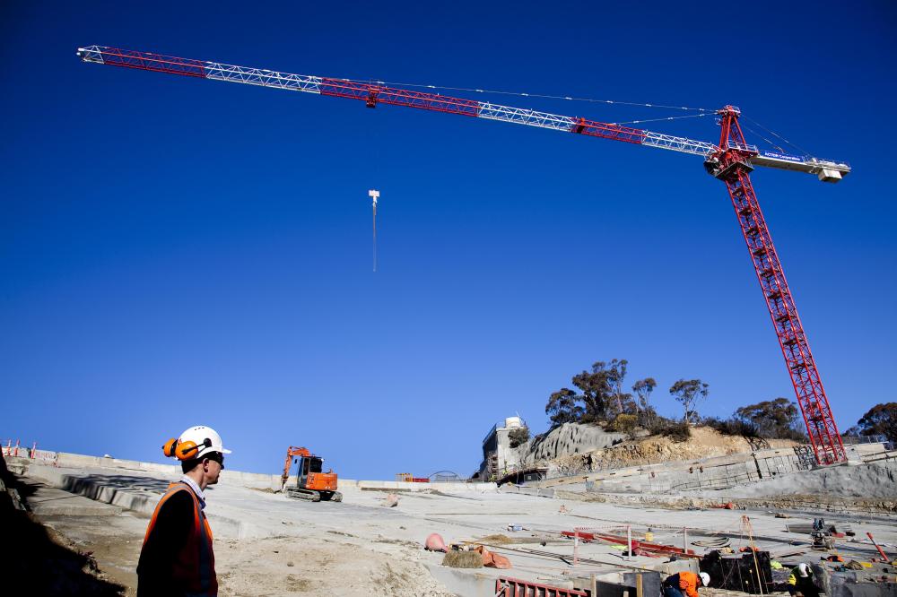 Googong Dam spillway works 09-10