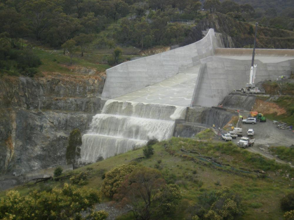 Googong Dam Spillway Dec 2010