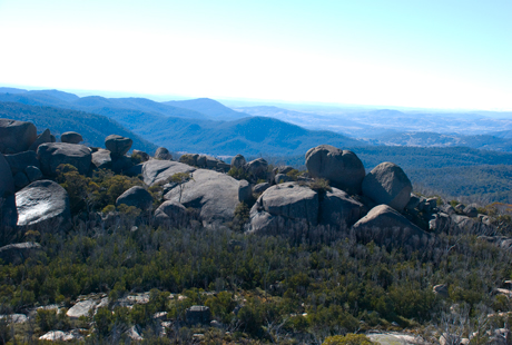 Granite tor in the Lower Cotter Catchment