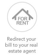 redirect your bill to your real estate agent