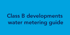 class b dev water metering guide button