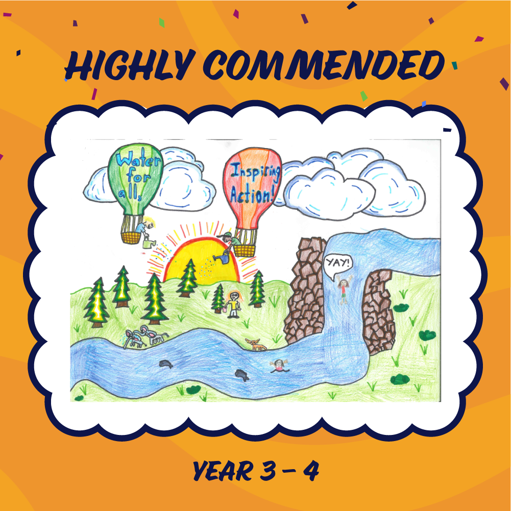 highly commended - year 3 - 4