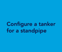 configure tanker for standpipe