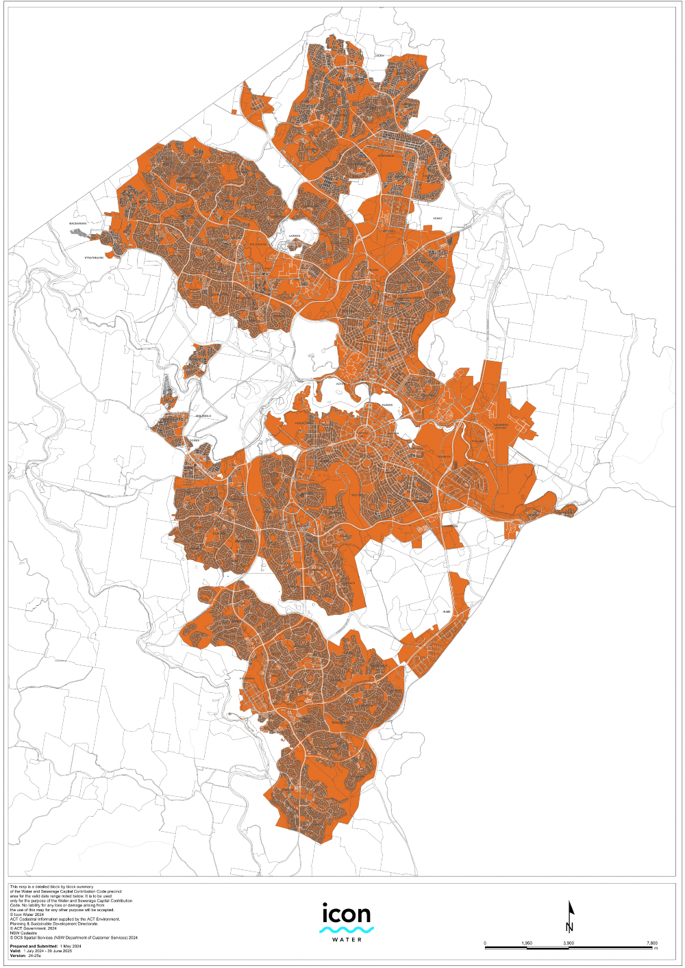 Is your development within the shaded area in this map?